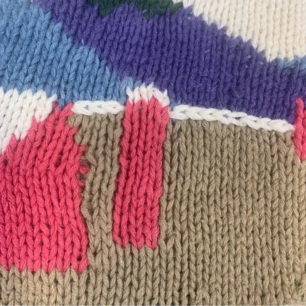 VTG Robert Scott Novelty Farm Stand Sweater - Picture 8 of 14